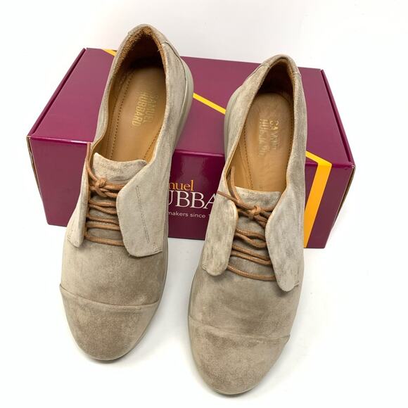 Samuel Hubbard Freedom Now Taupe Suede Women Oxford Size 9M - Picture 3 of 7